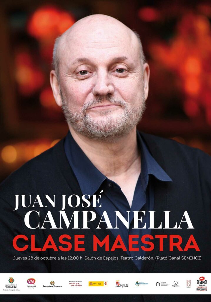 Carteles 2021 - Clase Maestra - Juan José Campanella