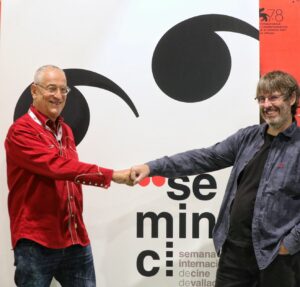 Pablo García y Lluís Miñarro, director y productor de 'Camino incierto'