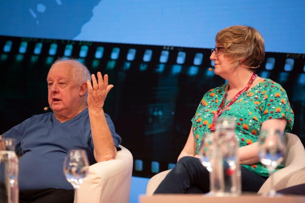 Jim Sheridan y Eleanora Melinn.