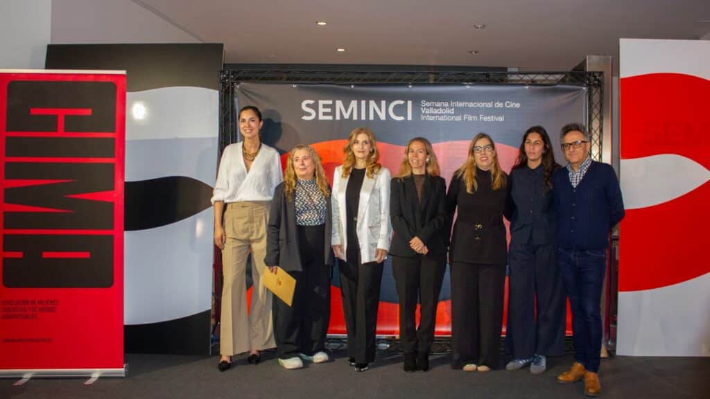 Participantes en la presentación de CIMA Castilla y León en Espacio Seminci de Valladolid